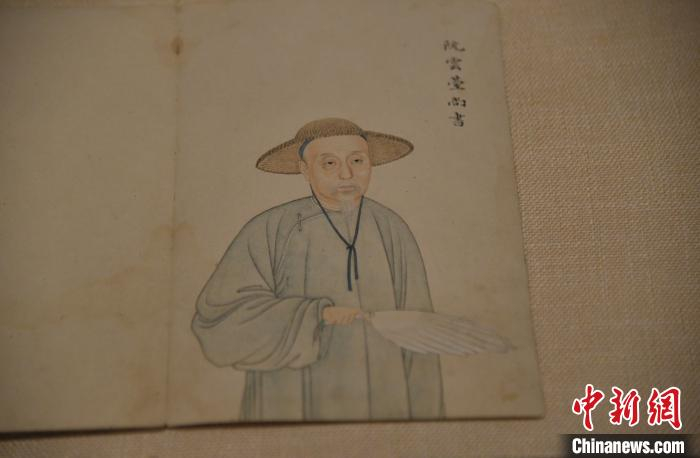 临海市博物馆藏的阮元画像 范宇斌 摄
