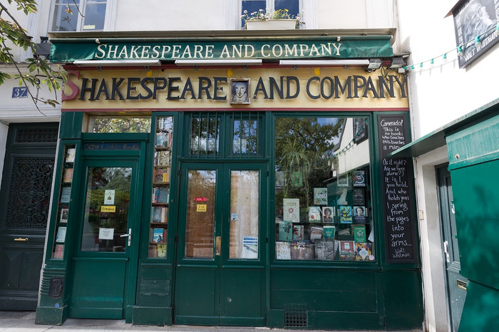 2017年5月1日，法国巴黎莎士比亚书店。 视觉中国 资料图