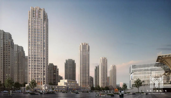 ▲万科大都会1号效果图