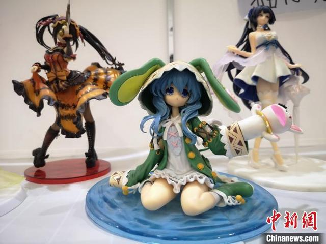 展会上的动漫产品。 唐小晴 摄