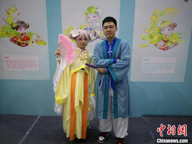 动漫形象扮演。 唐小晴 摄