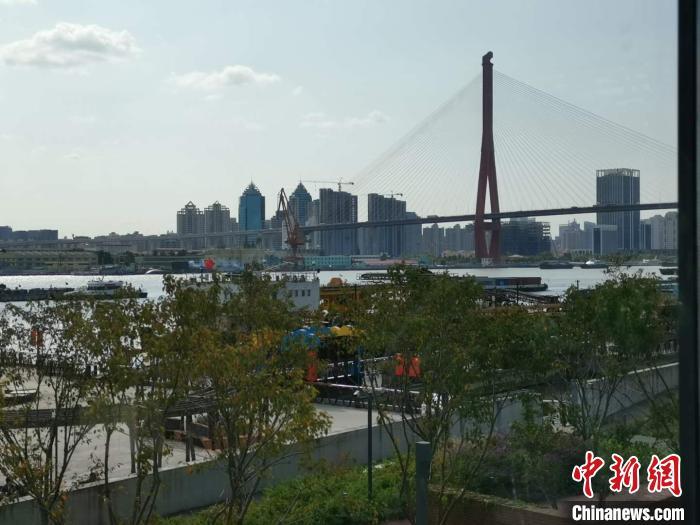在刚刚过去的国庆中秋双节期间，杨浦滨江成为游人们的“打卡”胜地。　陈静 摄