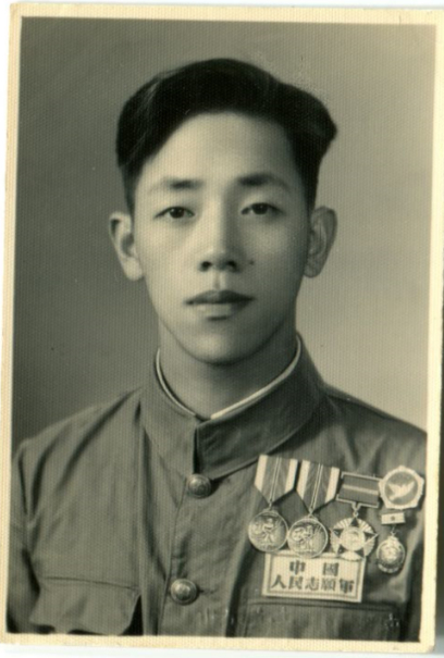 图说：年轻的志愿军战士徐礼祥。
