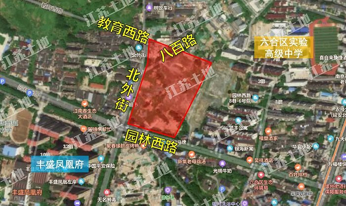 地块四至图