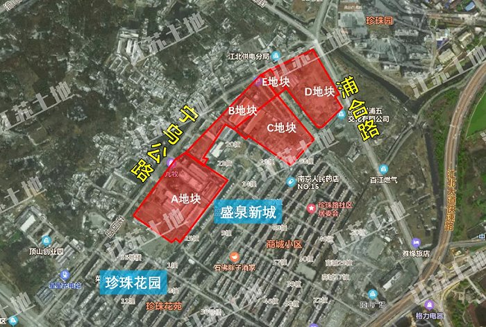 地块四至图