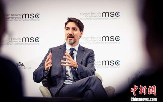 资料图：加拿大总理特鲁多。中新社发 MSC/Kuhlmann 摄