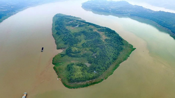 忠县皇华岛 市地理遥感中心供图