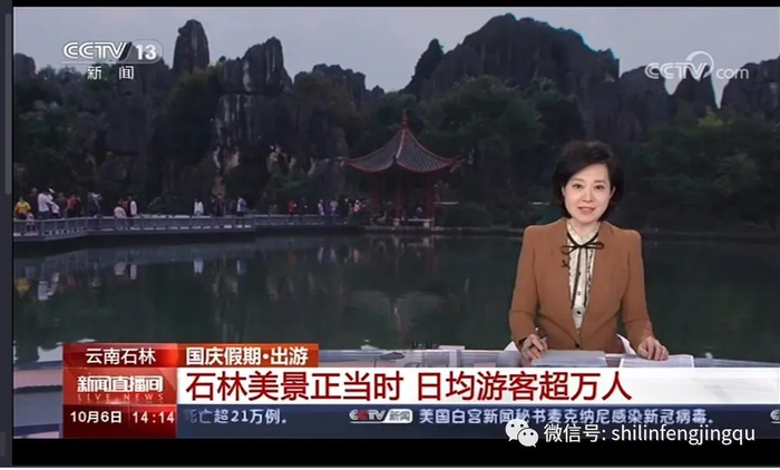 中央电视台拍了拍你: 石林美景正当时!(含视频)_手机新浪网