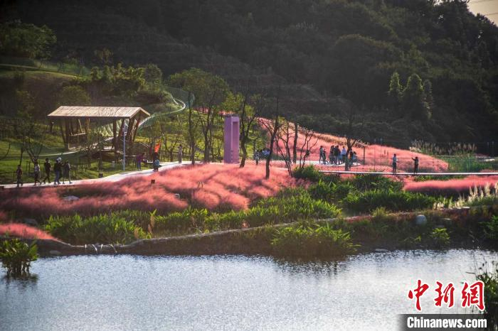     图为豫南某乡村旅游景点一角。　胡鹏 摄