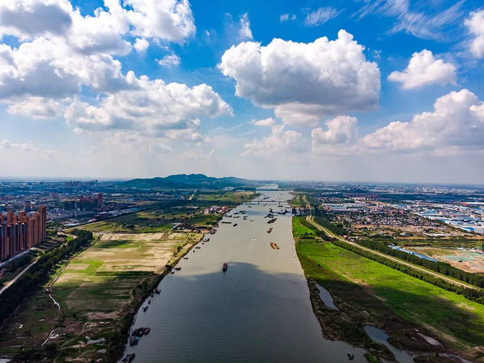 淮河。图片来源：视觉中国