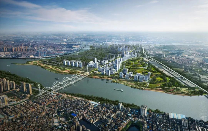 ▲天安·中堂智能生态小镇规划图