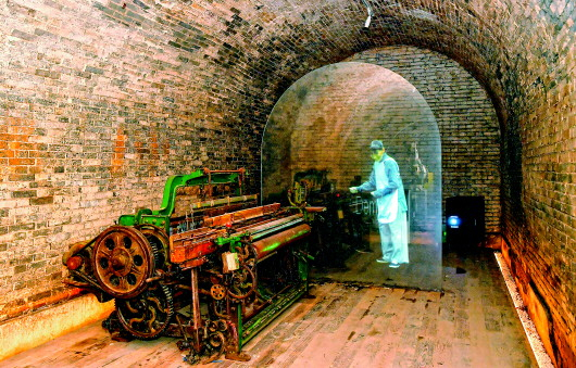 　　宝鸡长乐塬抗战工业遗址，原申新纱厂窑洞车间旧址（2020年9月1日摄）。本报记者刘潇摄