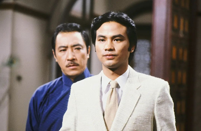 ▲早年在TVB时，任达华主演的电视剧《千王之王》。