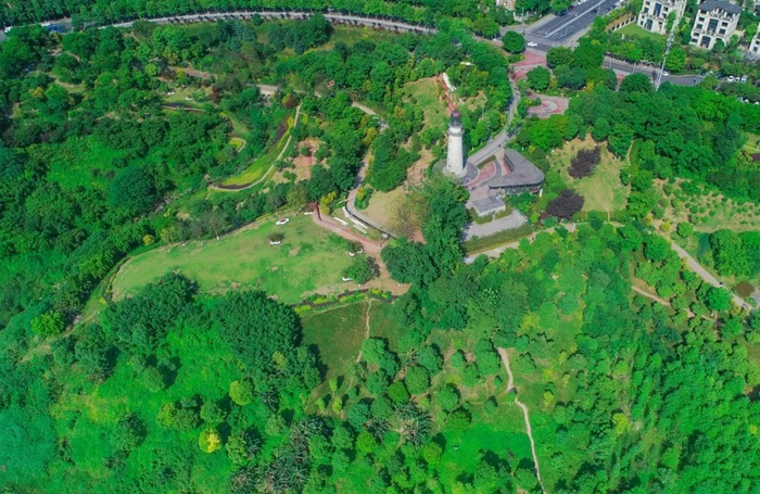 鸟瞰金海湾公园（资料图） 邹乐 摄