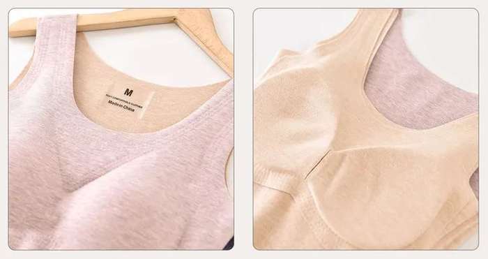 ▲胸垫逐渐收缓的弧线能对应胸部 边缘，把胸部安妥收纳，承托得浑圆挺立，特别好看。