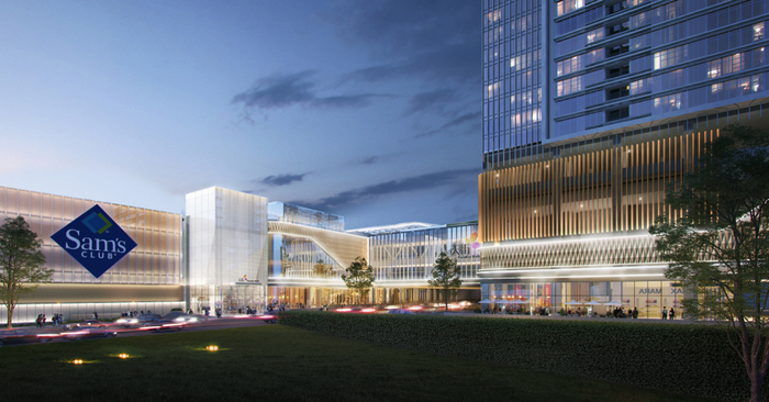 山姆会员店重庆店效果图 山姆会员店供图