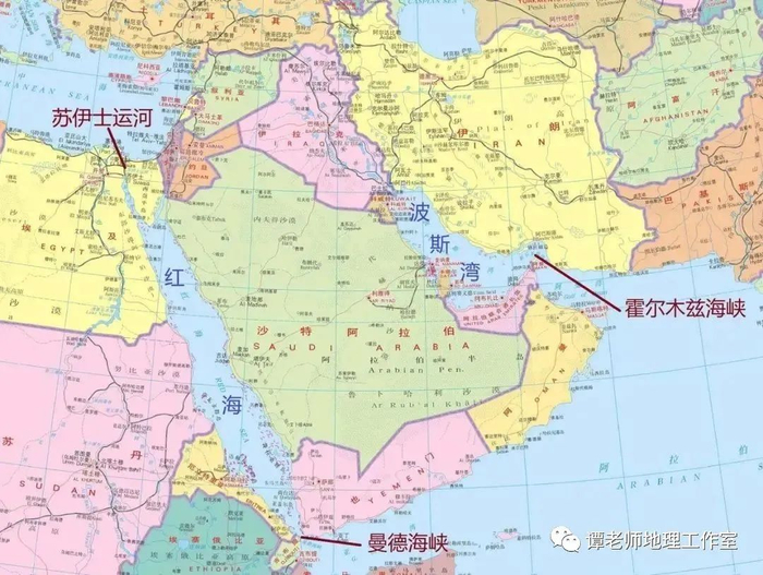 【地理探究】沙特阿拉伯东西两侧都靠海，地理位置是海湾国家中最优越的吗？|波斯湾|红海|伊拉克|也门_新浪新闻