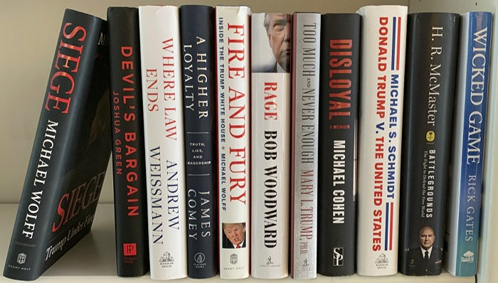 特朗普相关书籍图片来源：Associated Press