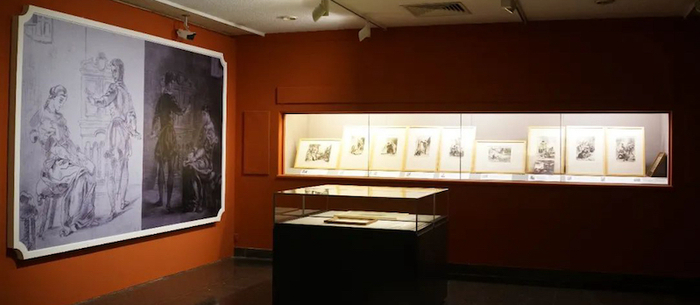 德拉克罗瓦作品展览现场