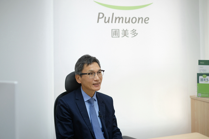 近日，韩国绿色食品企业圃美多中国CEO杜镇雨接受新华网记者专访。刘钟灵 摄