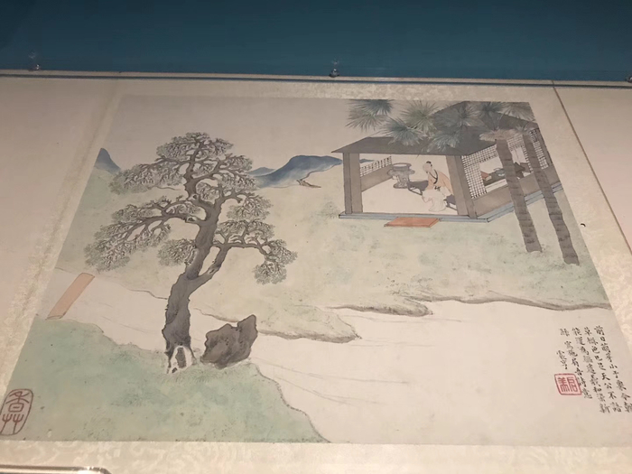 文震亨画作