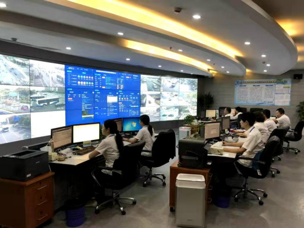 图说：北蔡镇城市运行智能化管理平台。北蔡镇供图（下同）