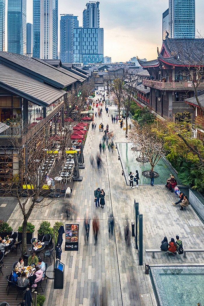 成都街景 图片来源：VCG