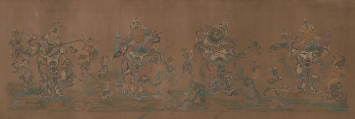 传习所学员的唐卡作品