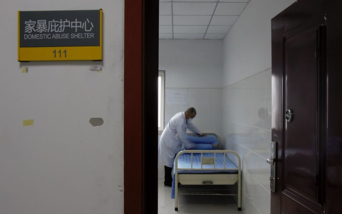 顺义区民政局救助管理站设置的家暴庇护中心。摄影/新京报记者&nbsp;姚远