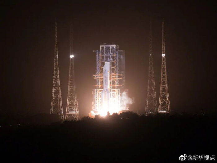 发射现场（图源：新华视点）