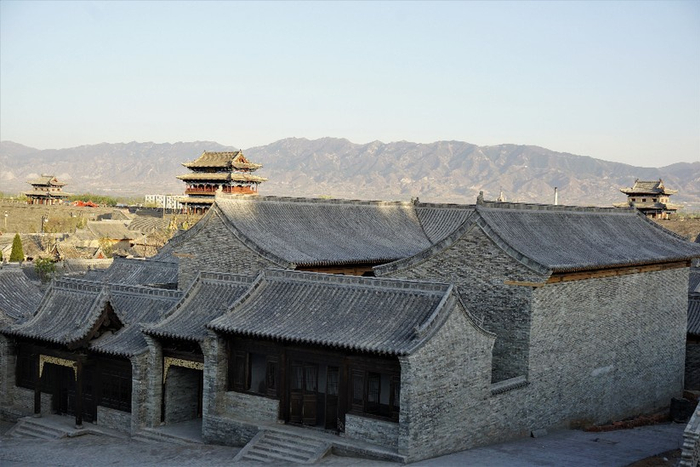 傍晚的忻州古城。新华网发 贾树林 摄