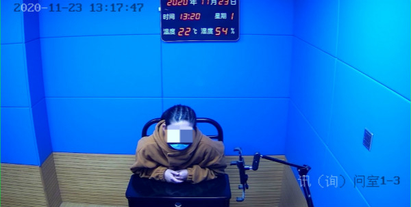 图说：犯罪嫌疑人王某到案。普陀公安分局供图（下同）