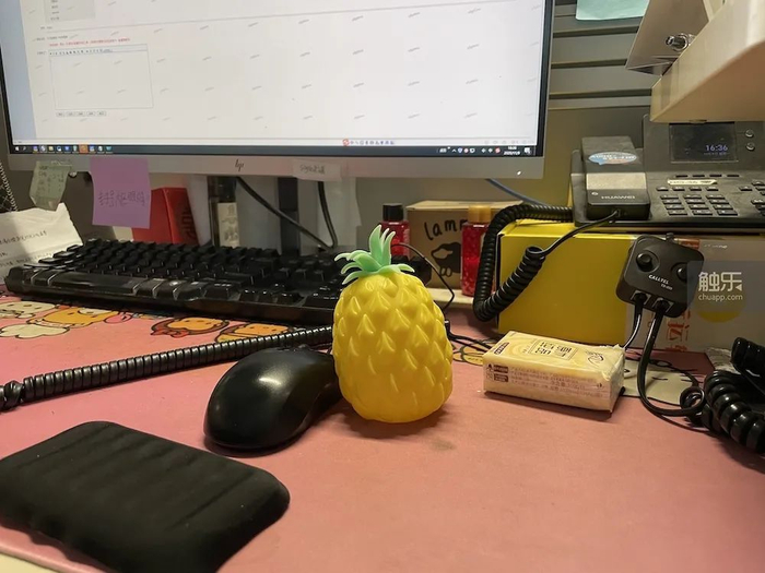 ▲这是娜娜的减压球，她有时候会捏一捏，但大多数时候都放在一边