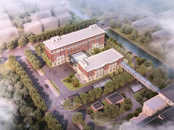 图说：申港社区卫生服务中心新建项目工程规划图。临港管委会供图