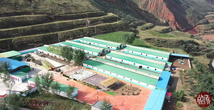 东乡族自治县布楞沟养殖专业合作社全貌。中国网 李康 摄