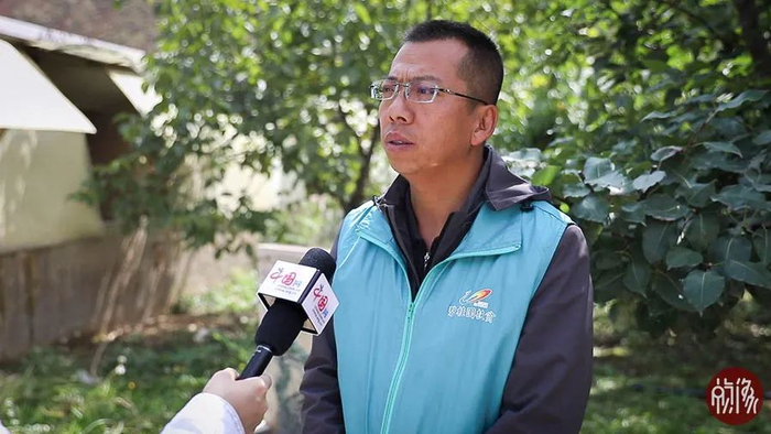 碧桂园集团东乡扶贫项目部总经理张韬。中国网记者 赵超摄