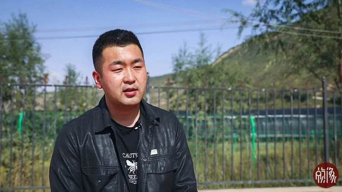 东乡族自治县布楞沟村党支部书记陕斌杰。中国网记者 吴闻达 摄