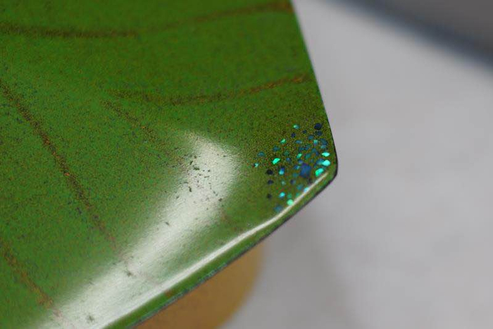 姥姥信佛，陈博文用这件作品来纪念姥姥。