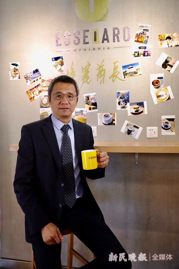 图说：位于制造局路的第一家“埃塞酋长”咖啡店