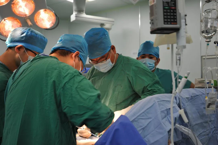 ▲器官获取手术。受访者供图