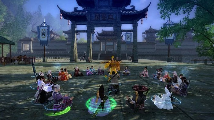 《九阴真经》游戏界面