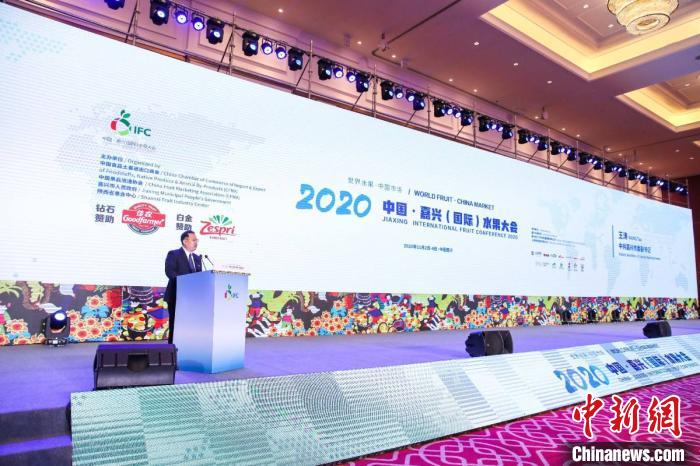     嘉兴水果大会现场　胡丰盛　摄