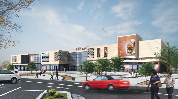 G42沪蓉高速龙溪河服务区南区效果图 图：梁平微发布