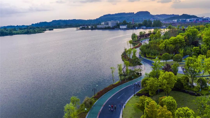 双桂湖国家湿地公园 图：梁平微发布