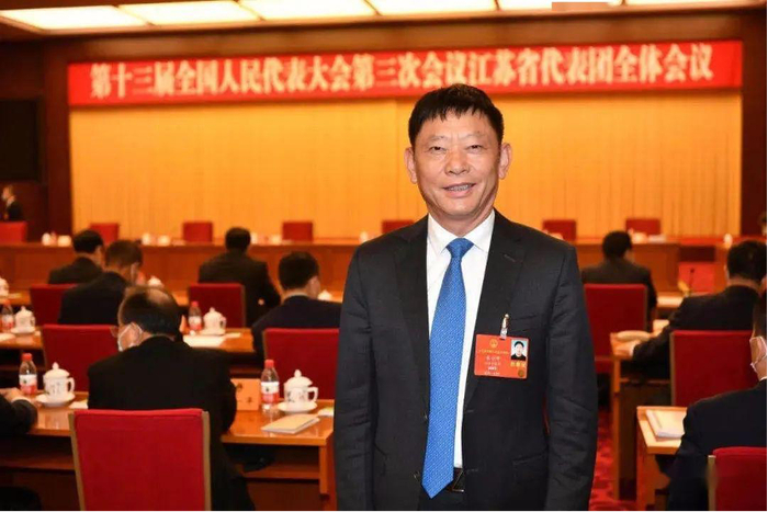 朱小坤，天工集团董事会主席，第十三届全国人民代表大会代表。 图片来自天工集团官网