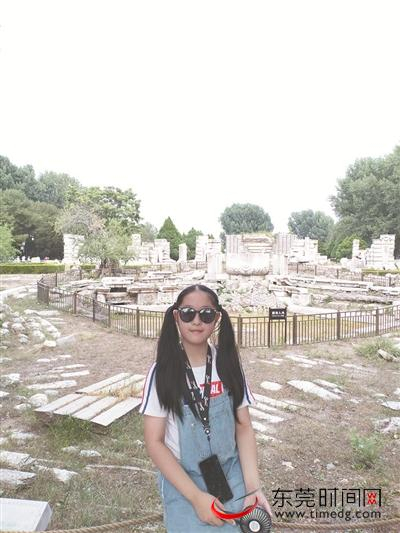 ▲柯槿外出旅行