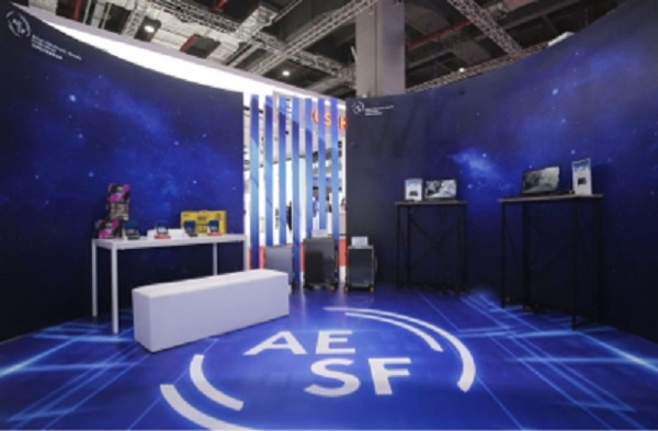 图说：AESF首度亮相进博会 来源/采访对象供图（下同）