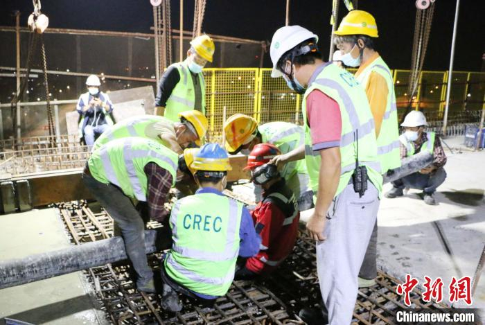 图为施工现场。高志敏 供图