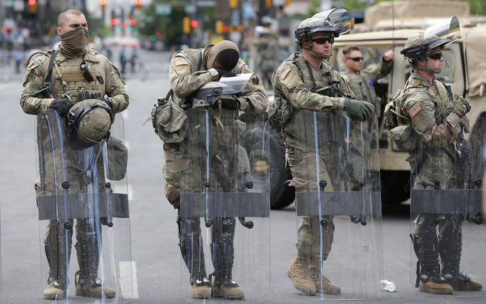 各州的警察、国民警卫队也会不安生几个月 图源：社交媒体