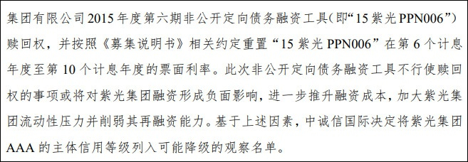 中诚信国际报告截图